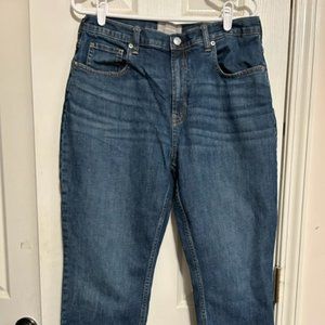 Everlane High Rise Straight Jeans